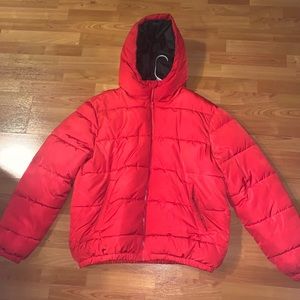 Large Red H&M coat